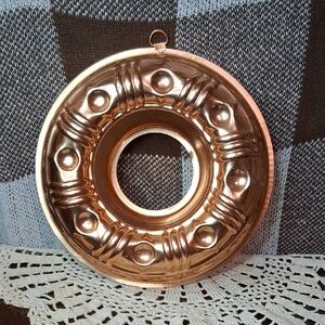Vintage Copper Wall Hanging Jellow Mold